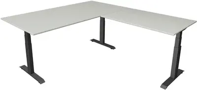 kerkmann Bureau réglable en hauteur Move 4 avec extension
