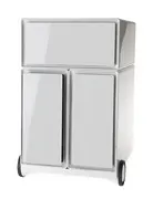 PAPERFLOW Caisson mobile "easyBox", 1 tiroir, blanc / blanc