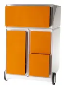PAPERFLOW Caisson mobile "easyBox", 1 tiroir, blanc / orange