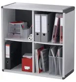 PAPERFLOW Etagère, 4 casiers, gris / anthracite