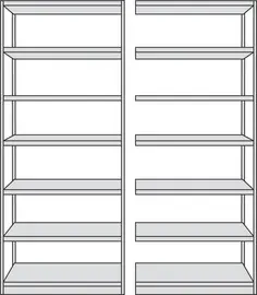 kerkmann Rayonnage annexe Progress 500, (H)2.250 mm