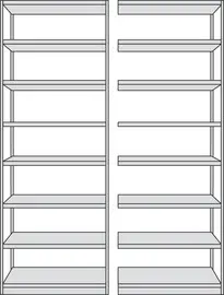 kerkmann Rayonnage annexe Progress 500, (H)2.600 mm