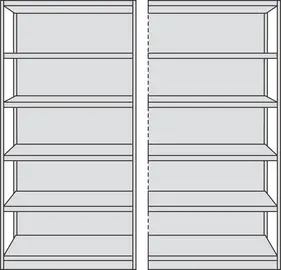 kerkmann Rayonnage annexe Progress 500, (H)1.900 mm