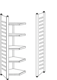 kerkmann Panneau d'extrémité "M2", (H)2.200 mm, pour