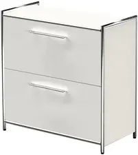 kerkmann Bahut ARTLINE, 2 hauteurs de classeur, blanc
