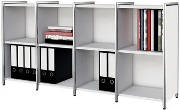 kerkmann Bahut ARTLINE, 2 hauteurs de classeur, blanc