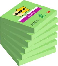 Post-it Bloc-note super sticky notes, 76 x 76 mm, vert