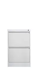 phoenix Armoire à dossiers FC1002GBK, 2 tiroirs, gris/bleu