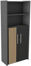 kerkmann Étagère Oxford avec portes, anthracite