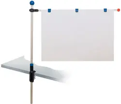 MAUL Porte-plans "Tischpresenter", gris, avec pince