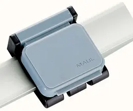 MAUL Clip magnétique, pour système de porte-plans, gris