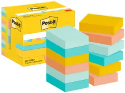 Post-it Bloc-note adhésif notes, 51 x 38 mm, Beachside