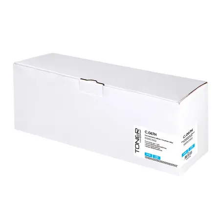NEUTRE TONER COMPATIBLE CANON 067H-REMPLACE 5105C002 CYAN
