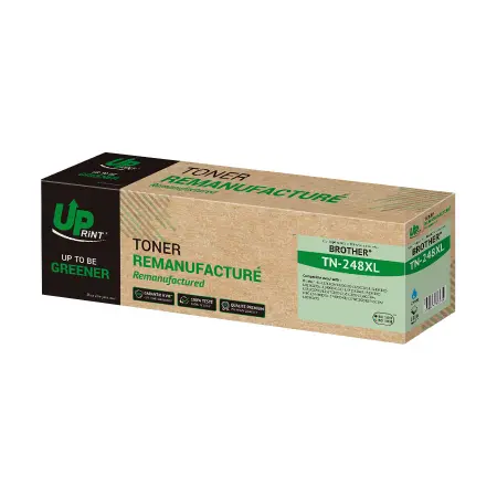 UPRINT TONER REMANUFACTURE BROTHER 248XL-REMPLACE TN248XL CYAN