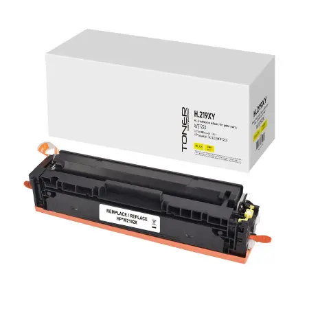 NEUTRE TONER COMPATIBLE HP 219X PUCE NEUVE AVEC NIVEAU-REMPLACE W2192X YELLOW