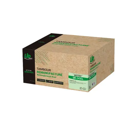 UPRINT PACK 4 TAMBOURS REMANUFACTURES BROTHER 243-REMPLACE DR243CL BK/C/M/Y