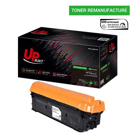 UPRINT TONER REMANUFACTURE HP 212A PUCE OEM SANS NIVEAU-REMPLACE W2120A BLACK