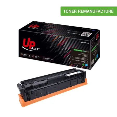 UPRINT TONER REMANUFACTURE CANON 054H-REMPLACE 3027C002 CYAN