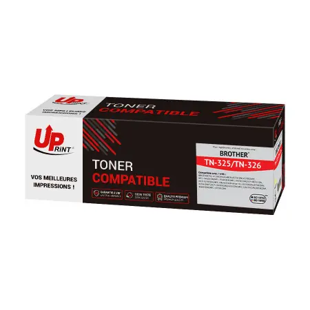 UPRINT TONER COMPATIBLE BROTHER 326/325 SANS NIVEAU-REMPLACE TN326/325 YELLOW
