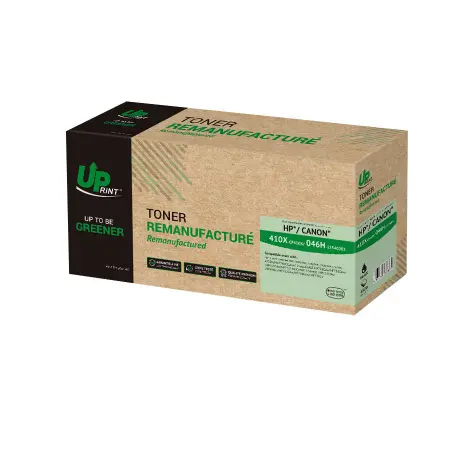 UPRINT TONER REMANUFACTURE HP/CANON 410X/046H-REMPLACE CF410X/046H BLACK
