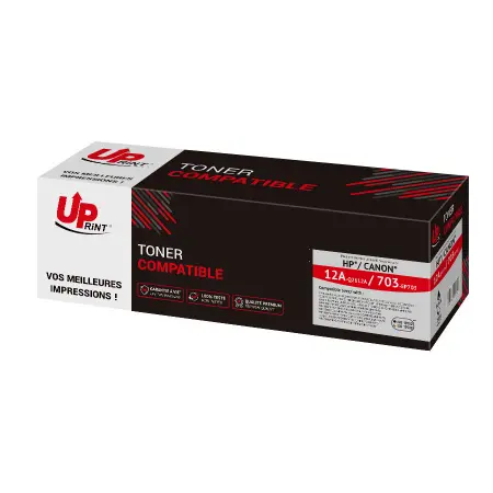 UPRINT TONER COMPATIBLE HP/CANON 12A/703-REMPLACE Q2612A/EP703