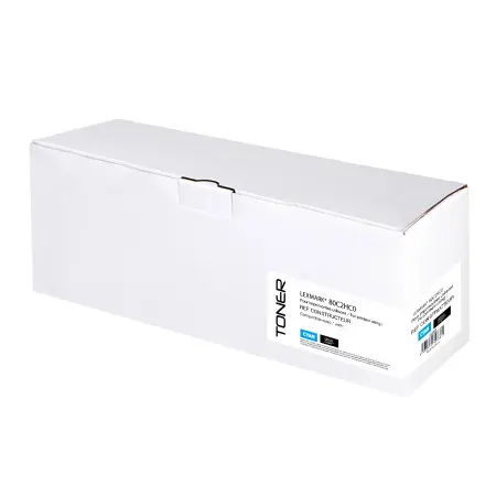 NEUTRE TONER COMPATIBLE LEXMARK 802H-REMPLACE 80C2HC0 CYAN