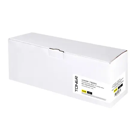 NEUTRE TONER REMANUFACTURE LEXMARK 71B20-REMPLACE 71B20Y0 YELLOW