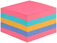 Post-it Bloc-note cube super sticky notes, 76 x 76 mm