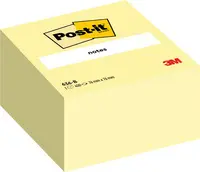 Post-it Bloc-note cube notes, 76 x 76 mm, jaune