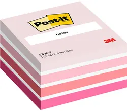 Post-it Bloc-note cube notes, 76 x 76 mm, pink