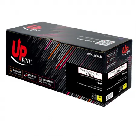 UPRINT TONER REMANUFACTURE HP 312A-REMPLACE CF382A YELLOW#