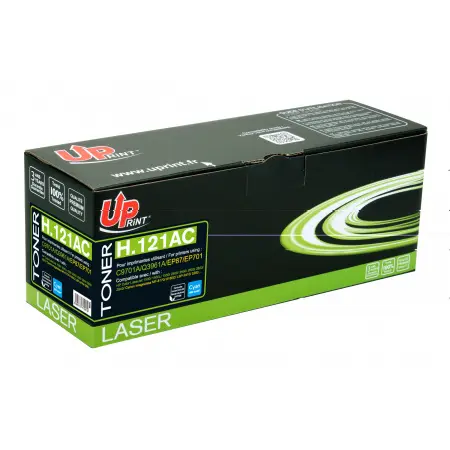 UPRINT TONER REMANUFACTURE HP/CANON 121A/701- C9701A/Q3961A/EP87/EP701 CYAN#