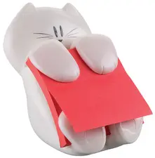 Post-it Distributeur Z-Notes "Chat", équipé, blanc