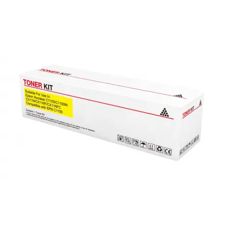 S/CDE NEUTRE TONER COMPATIBLE EPSON 1100X-REMPLACE S050187 YELLOW