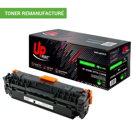 UPRINT TONER REMANUFACTURE HP/CANON 304A/718-REMPLACE CC530A/EP718 BLACK