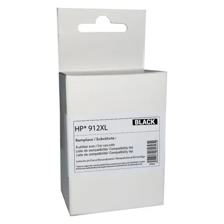 NEUTRE CARTOUCHE REMANUFACTUREE HP 912XL SMJ-REMPLACE 3YL84AE BLACK