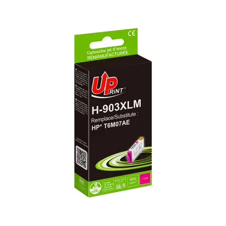 UPRINT CARTOUCHE REMANUFACTUREE HP 903XL SMJ-REMPLACE T6M07AE MAGENTA