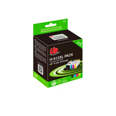 UPRINT PACK 4 CART. REMA. HP 912XL SMJ-3YL84AE/81AE/82AE/83AE/3YP34AE BK/C/M/Y