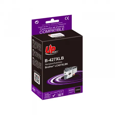 UPRINT CARTOUCHE COMPATIBLE BROTHER 427XL-REMPLACE LC427XL BLACK