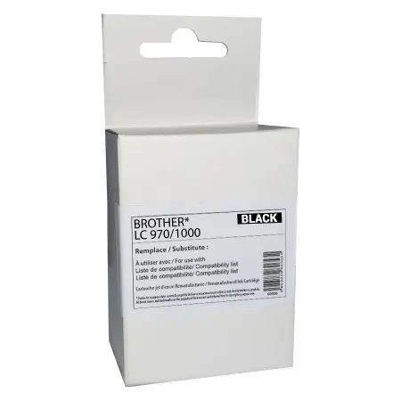NEUTRE CARTOUCHE COMPATIBLE BROTHER 970/1000-REMPLACE LC970/1000 BLACK
