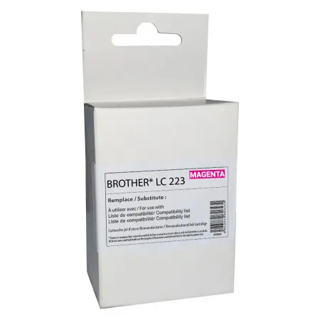 NEUTRE CARTOUCHE COMPATIBLE BROTHER 223-REMPLACE LC223 MAGENTA