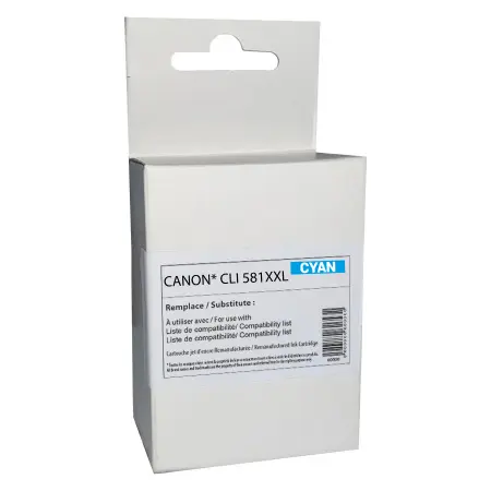 NEUTRE CARTOUCHE COMPATIBLE CANON 581XXL-REMPLACE CLI581XXL CYAN