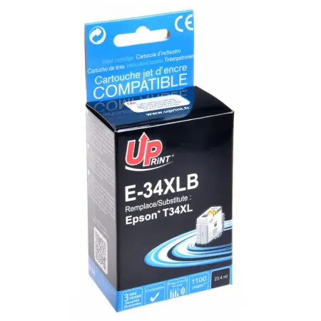UPRINT CARTOUCHE COMPATIBLE EPSON 34XL-REMPLACE T347140 BLACK