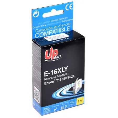 UPRINT CARTOUCHE COMPATIBLE EPSON 16XL-REMPLACE T163440 YELLOW