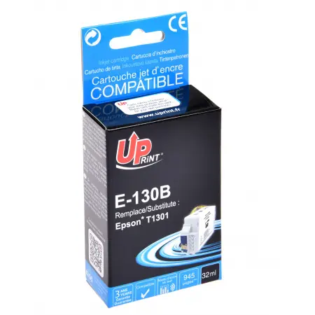 UPRINT CARTOUCHE COMPATIBLE EPSON 130-REMPLACE T130140 BLACK