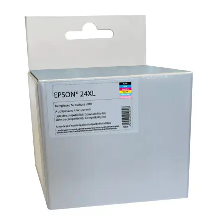 NEUTRE PACK 6 CARTOUCHES COMPATIBLES EPSON 24XL- T243740 BK/C/M/Y/LC/LM