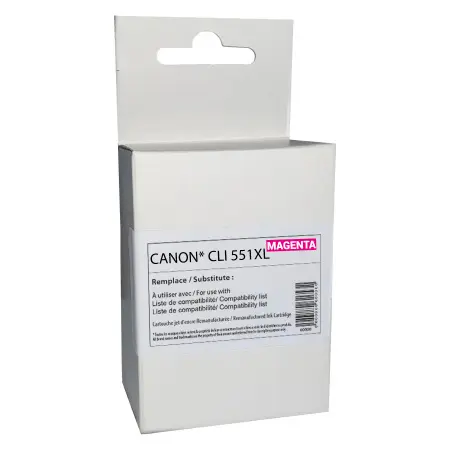 NEUTRE CARTOUCHE COMPATIBLE CANON 551XL-REMPLACE CLI551XL MAGENTA
