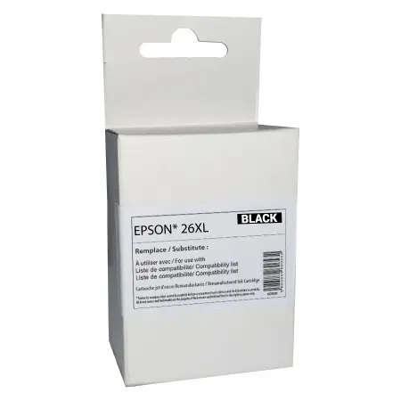 NEUTRE CARTOUCHE COMPATIBLE EPSON 26XL-REMPLACE T262140 BLACK