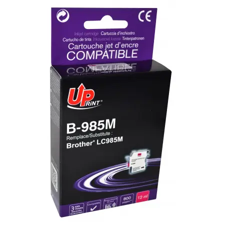 UPRINT CARTOUCHE COMPATIBLE BROTHER 985-REMPLACE LC985 MAGENTA