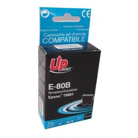 UPRINT CARTOUCHE COMPATIBLE EPSON 80-REMPLACE T080140 BLACK